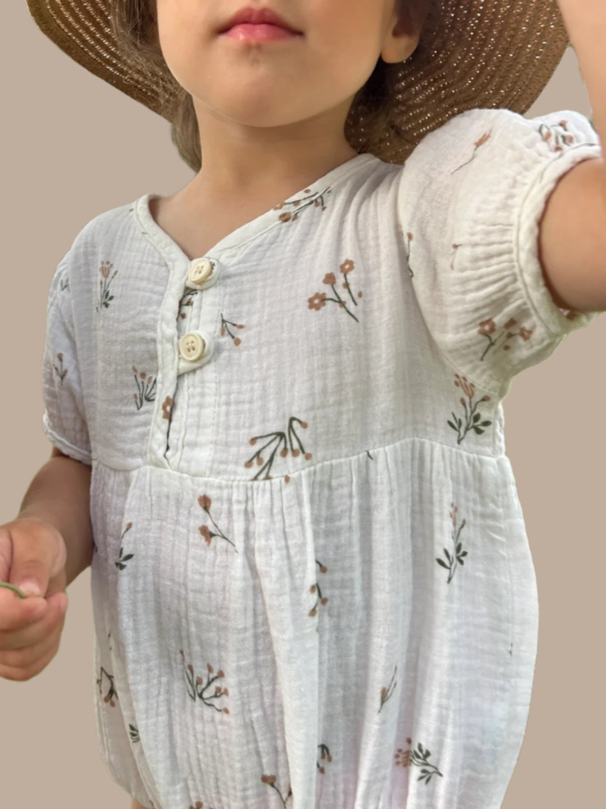 Body muslin - cvetni dezen