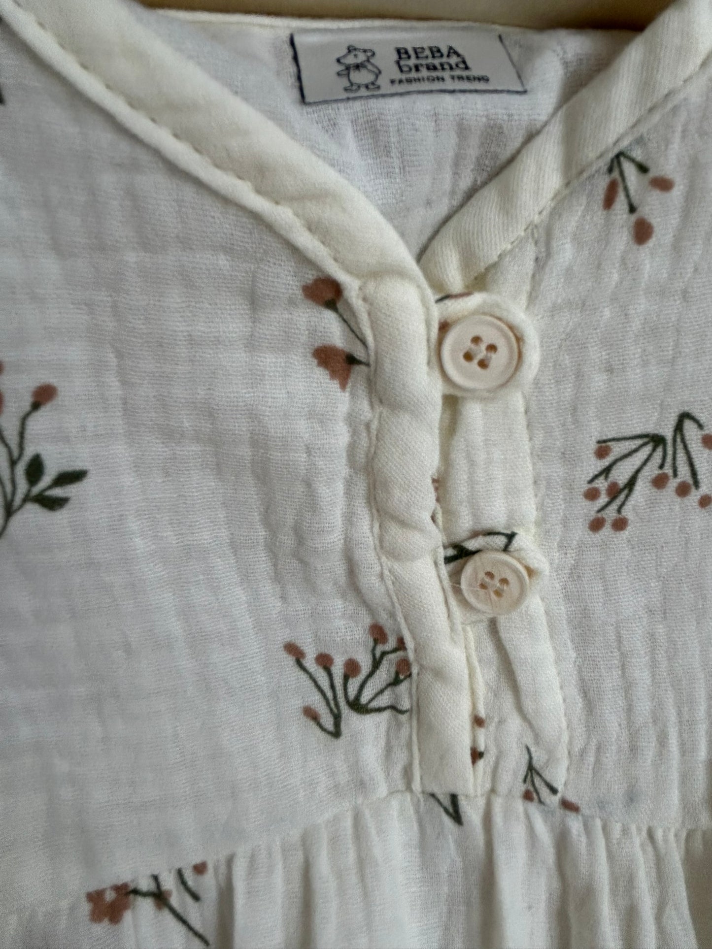 Body muslin - cvetni dezen